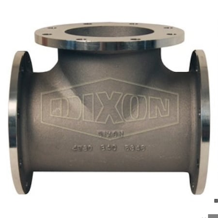 Dixon Tank Truck Flanged Tee, 4 in, Aluminum, Domestic 400-TLT-AL